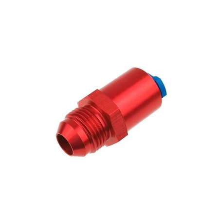 Red Horse Performance -6AN MALE TO 3/8" CLIP RAIL - RED 880-06-06-3
